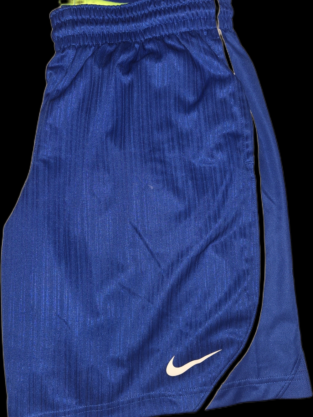 Nike Royal Blue Athletic Shorts with White Swoosh. Like New With Pockets!